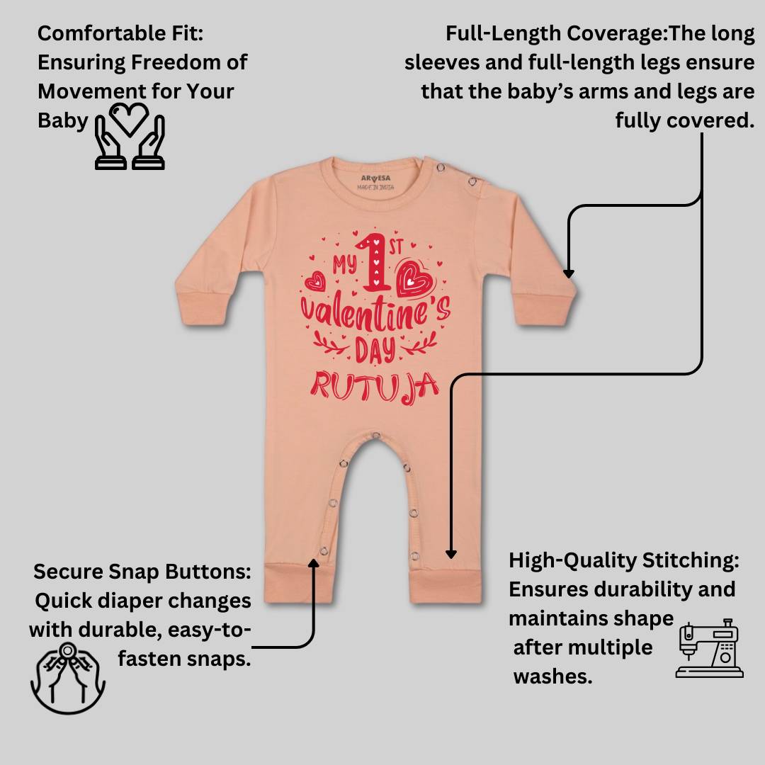 Arvesa My First Valentine  Baby Boy & Girl Dress