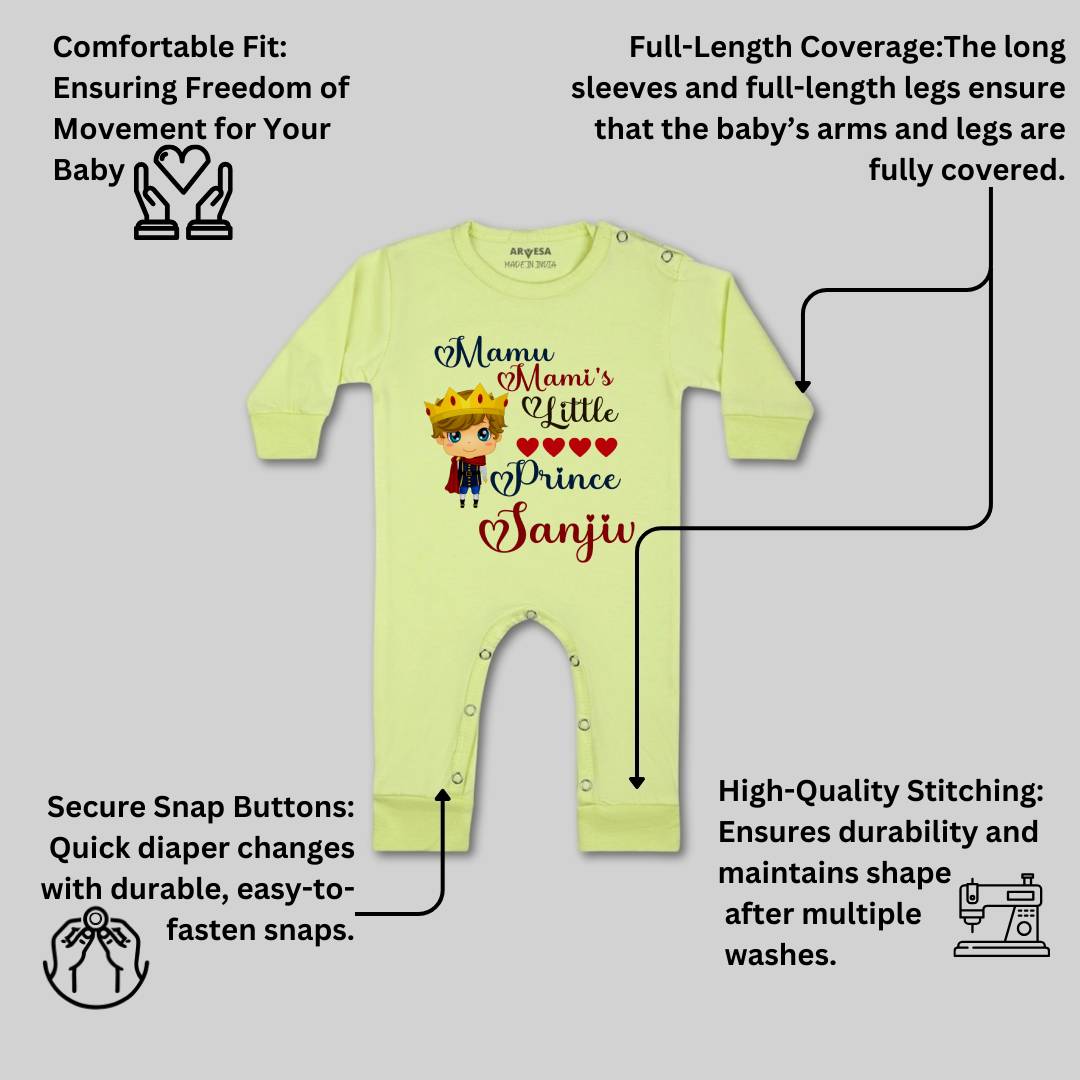 Arvesa Mamu Mami Little Prince Baby Boy & Girl Dress