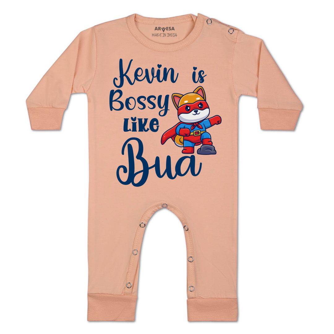 Arvesa Bossy Like My Bua Baby Boy & Girl Dress