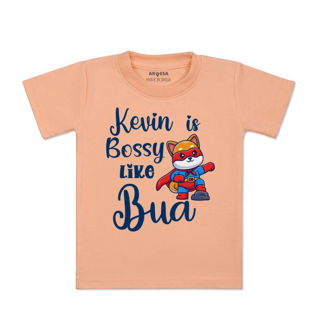 Arvesa Bossy Like My Bua Baby Boy & Girl Dress