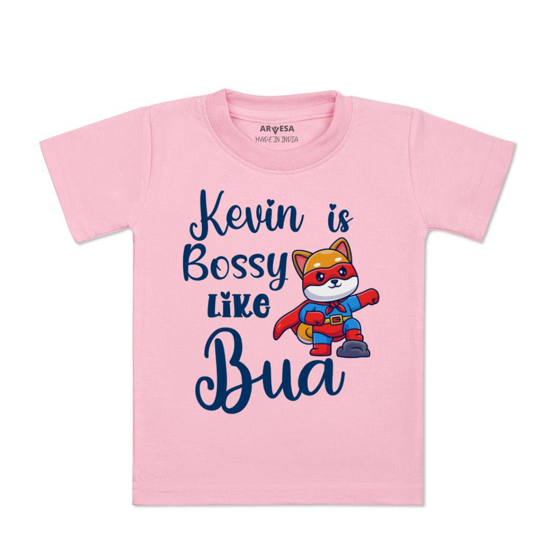Arvesa Bossy Like My Bua Baby Boy & Girl Dress