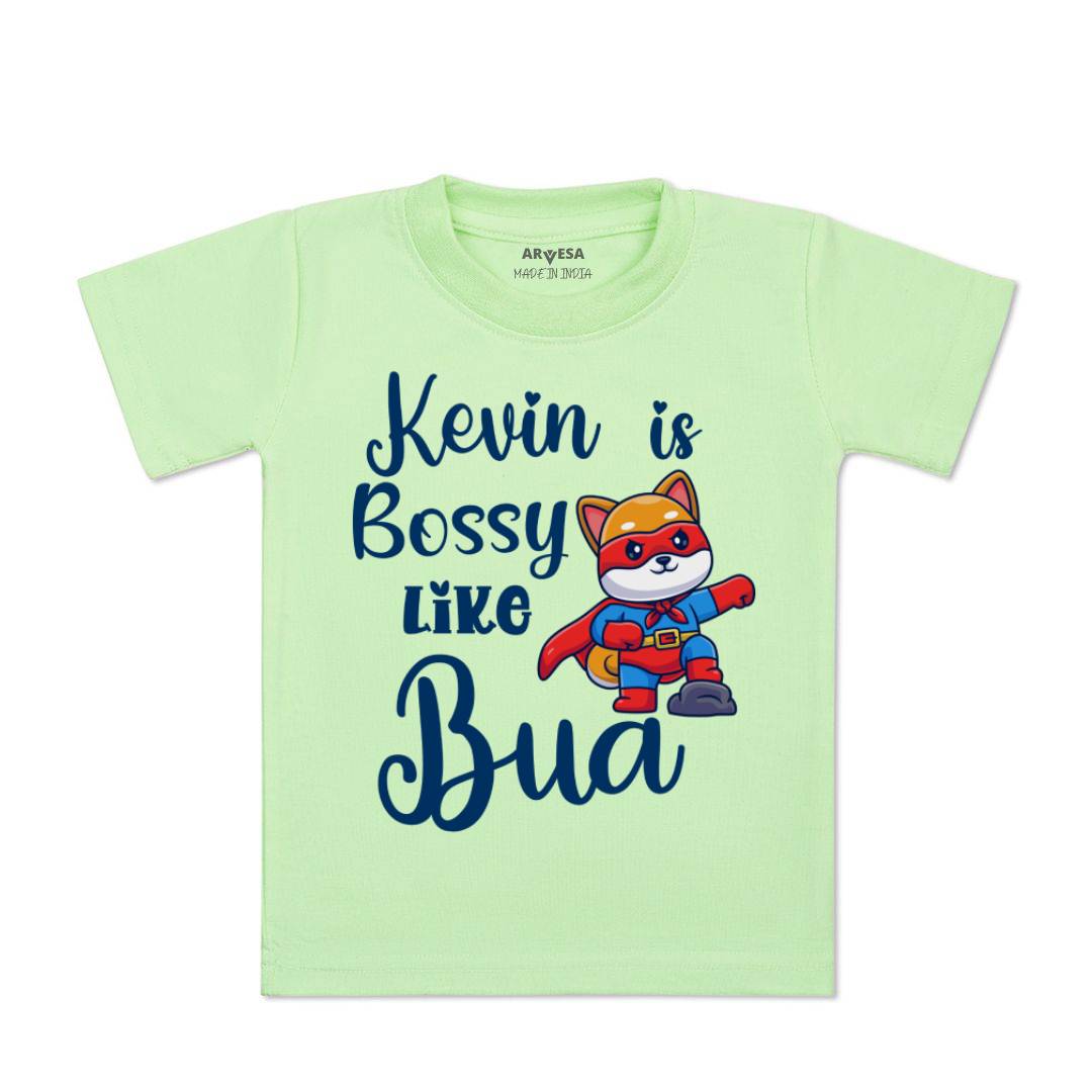 Arvesa Bossy Like My Bua Baby Boy & Girl Dress