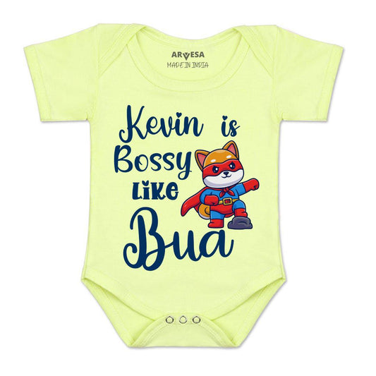 Arvesa Bossy Like My Bua Baby Boy & Girl Dress
