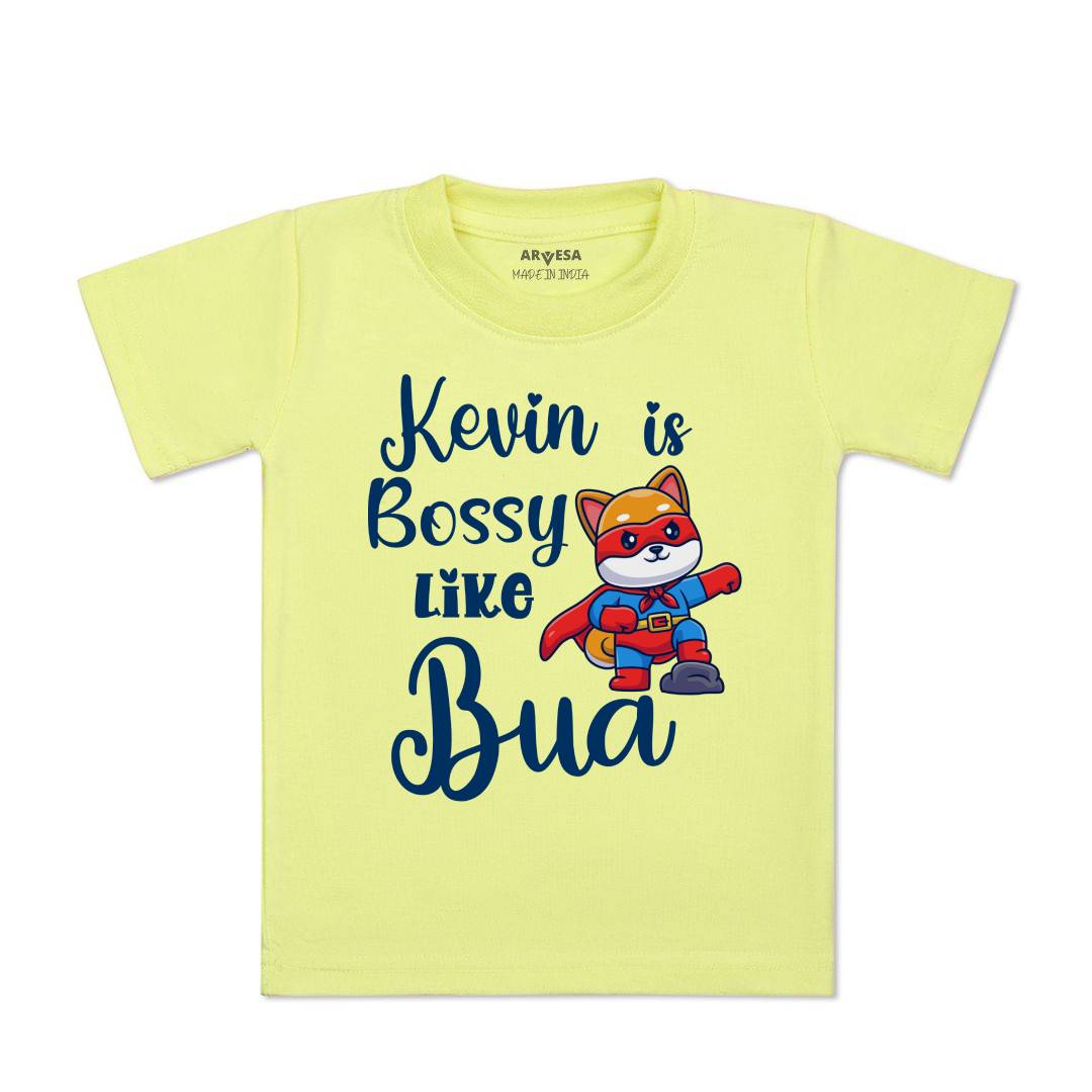 Arvesa Bossy Like My Bua Baby Boy & Girl Dress