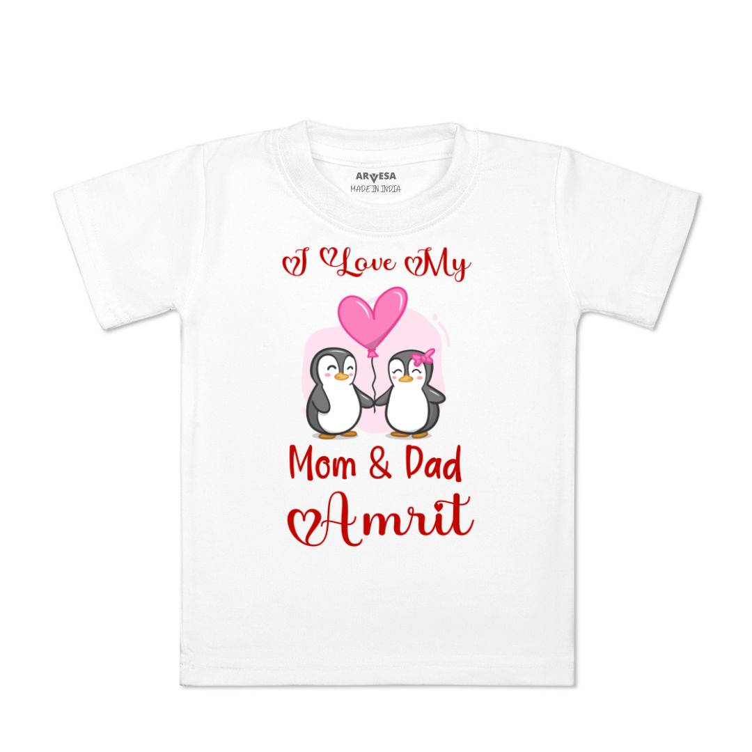 Arvesa I love My Mom and Dad Baby Boy & Girl Dress