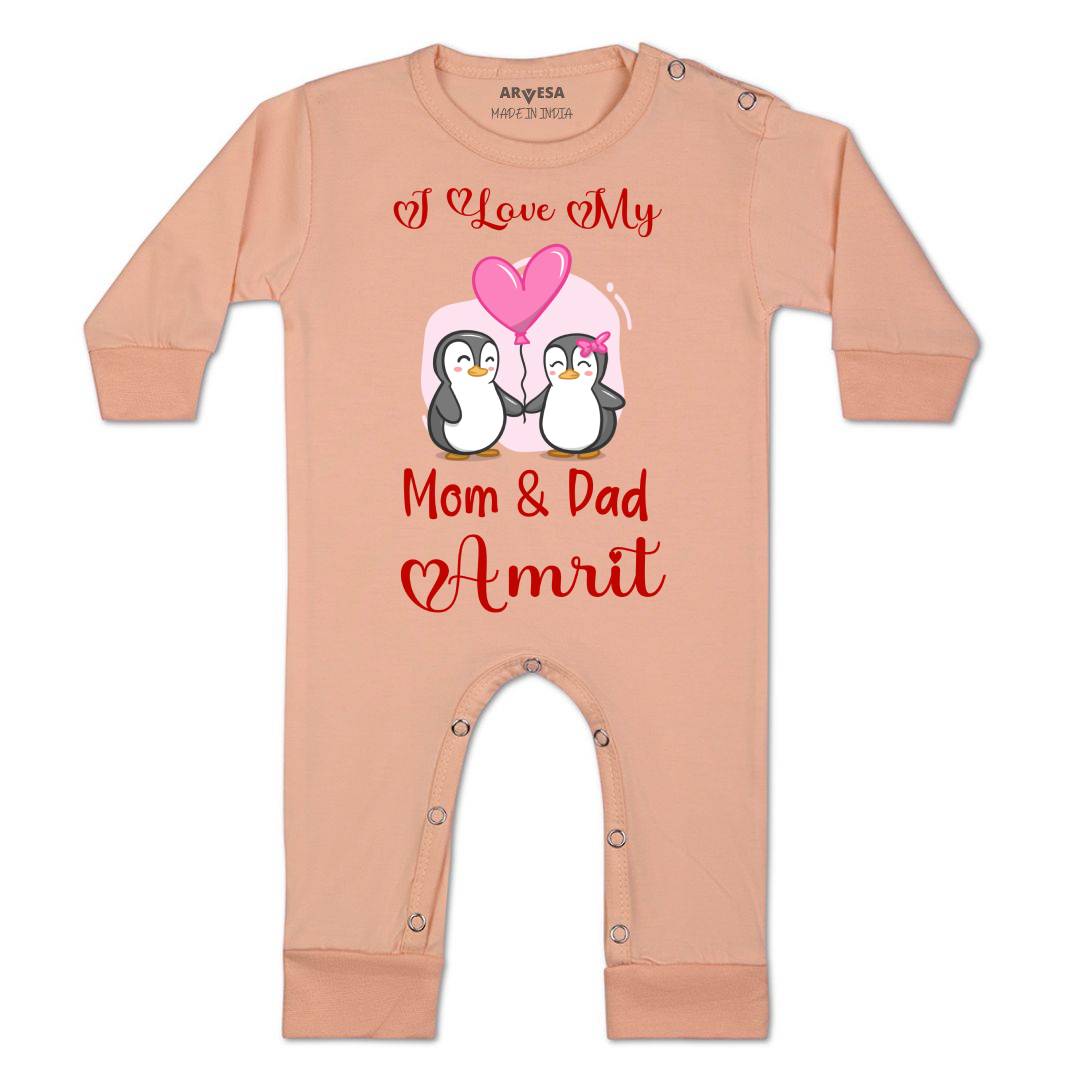 Arvesa I love My Mom and Dad Baby Boy & Girl Dress