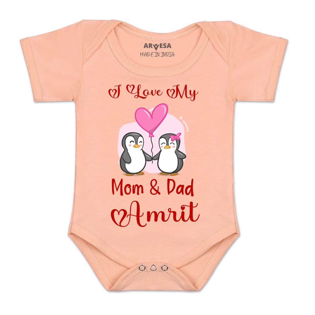 Arvesa I love My Mom and Dad Baby Boy & Girl Dress
