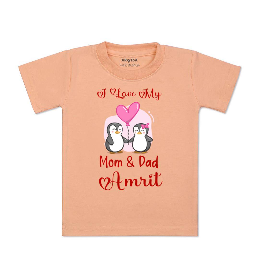 Arvesa I love My Mom and Dad Baby Boy & Girl Dress