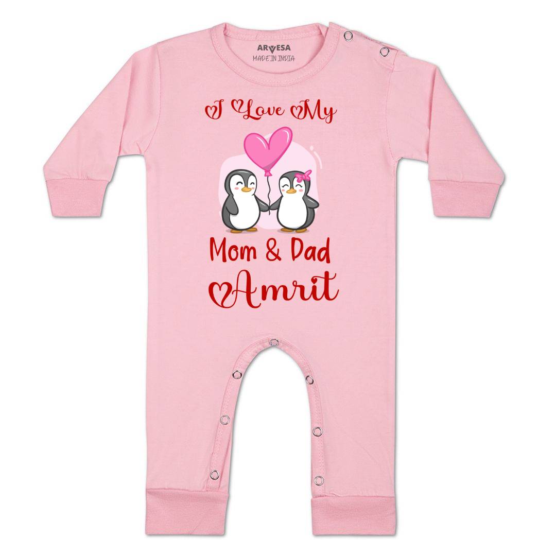 Arvesa I love My Mom and Dad Baby Boy & Girl Dress