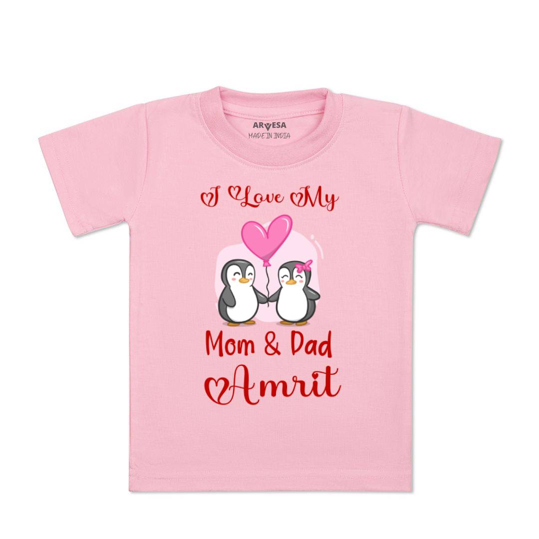 Arvesa I love My Mom and Dad Baby Boy & Girl Dress