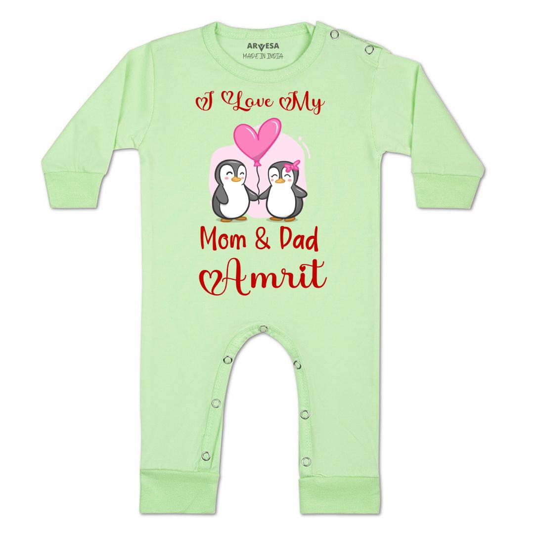 Arvesa I love My Mom and Dad Baby Boy & Girl Dress