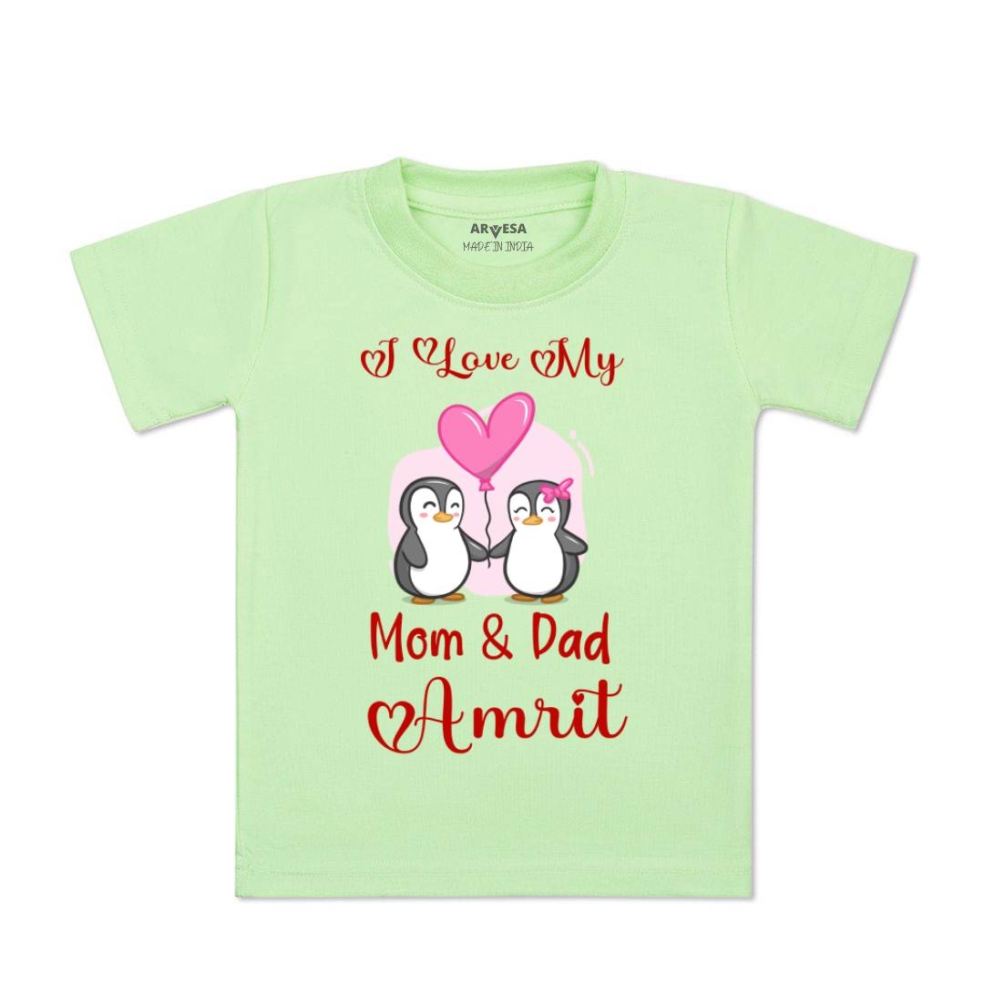 Arvesa I love My Mom and Dad Baby Boy & Girl Dress