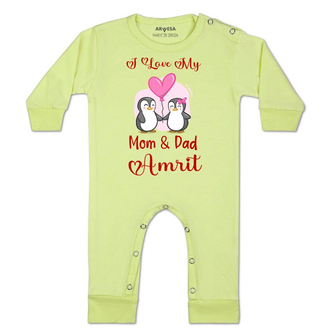 Arvesa I love My Mom and Dad Baby Boy & Girl Dress