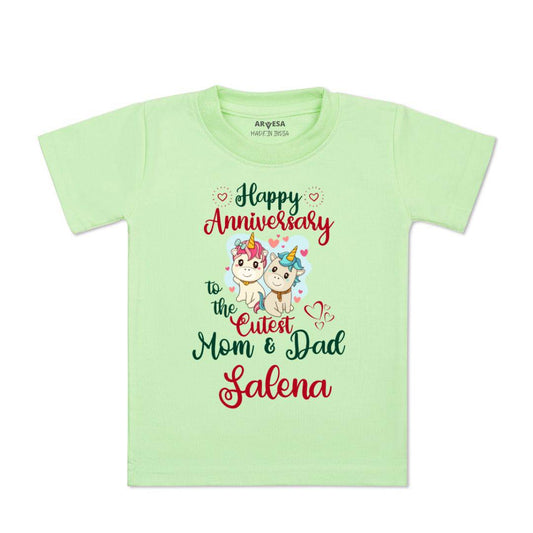 Arvesa Happy Anniversary Mom & Dad Baby Boy & Girl Dress
