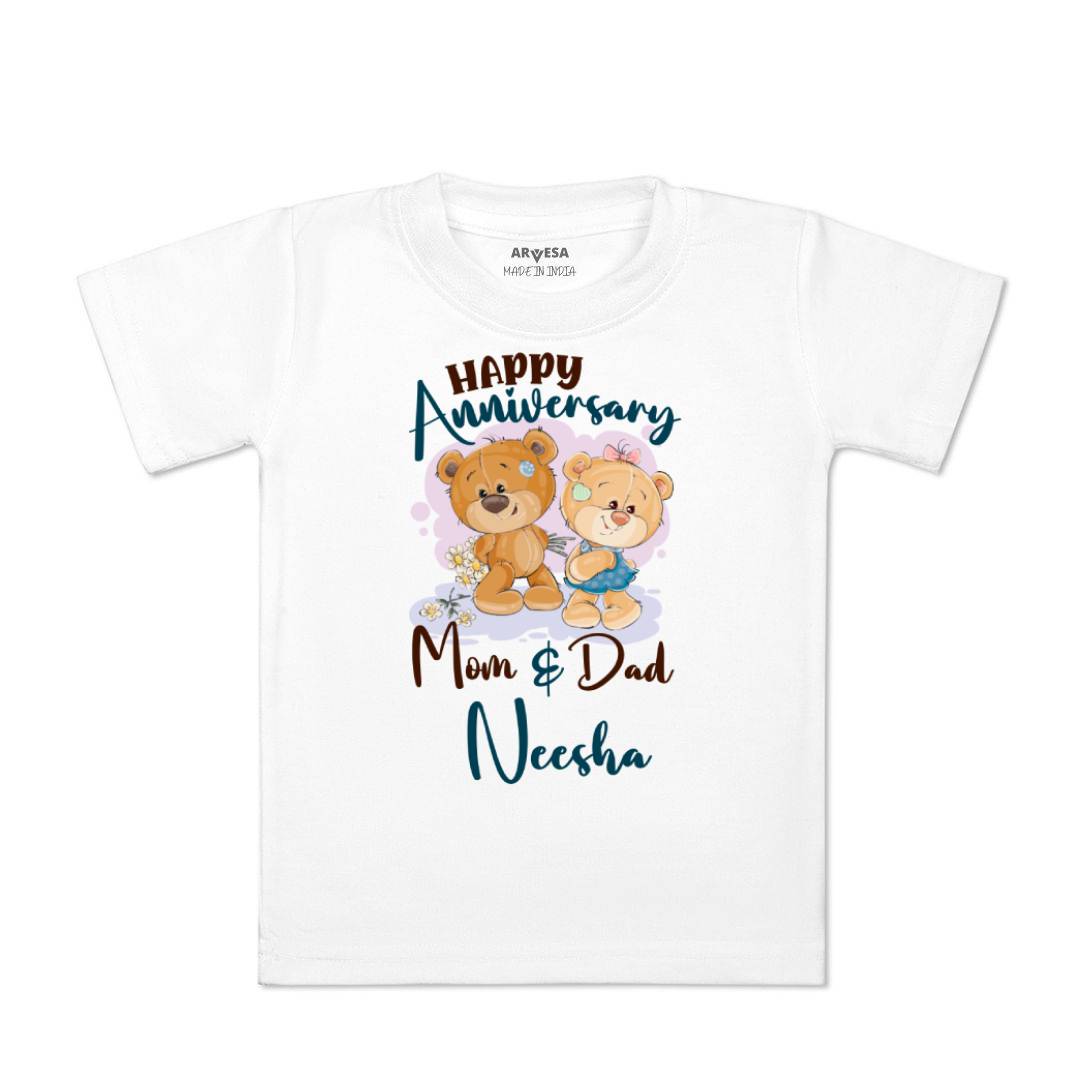Arvesa Happy Anniversary Mom & Dad Baby Boy & Girl Dress