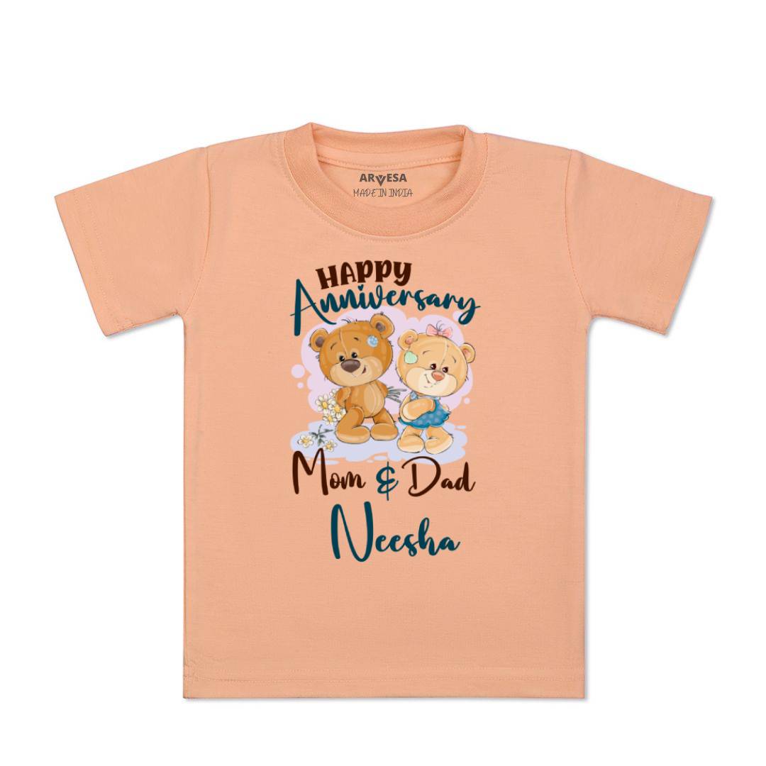 Arvesa Happy Anniversary Mom & Dad Baby Boy & Girl Dress