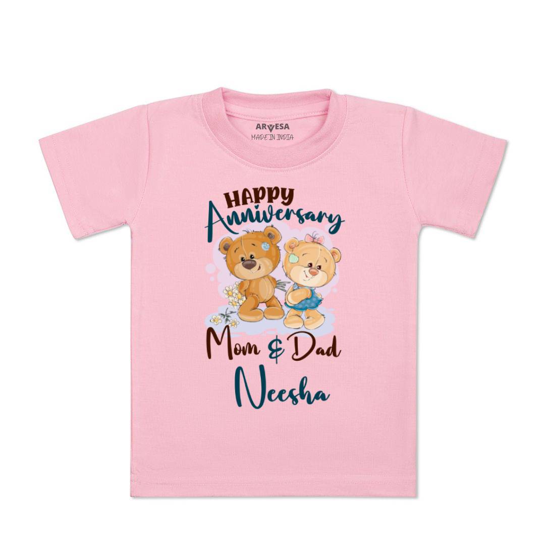 Arvesa Happy Anniversary Mom & Dad Baby Boy & Girl Dress
