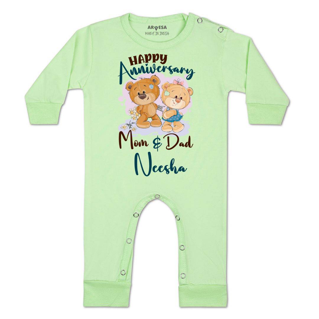 Arvesa Happy Anniversary Mom & Dad Baby Boy & Girl Dress