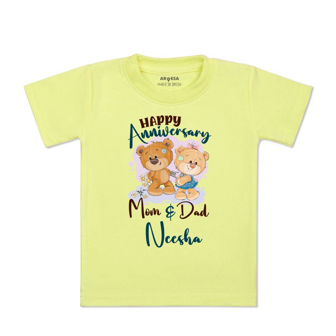 Arvesa Happy Anniversary Mom & Dad Baby Boy & Girl Dress