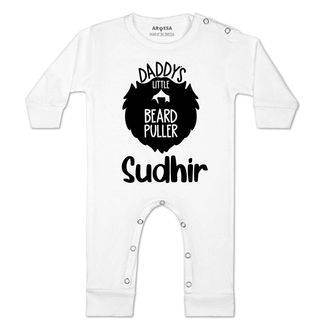 Arvesa Daddy Little Beard Puller Baby Boy & Girl Dress