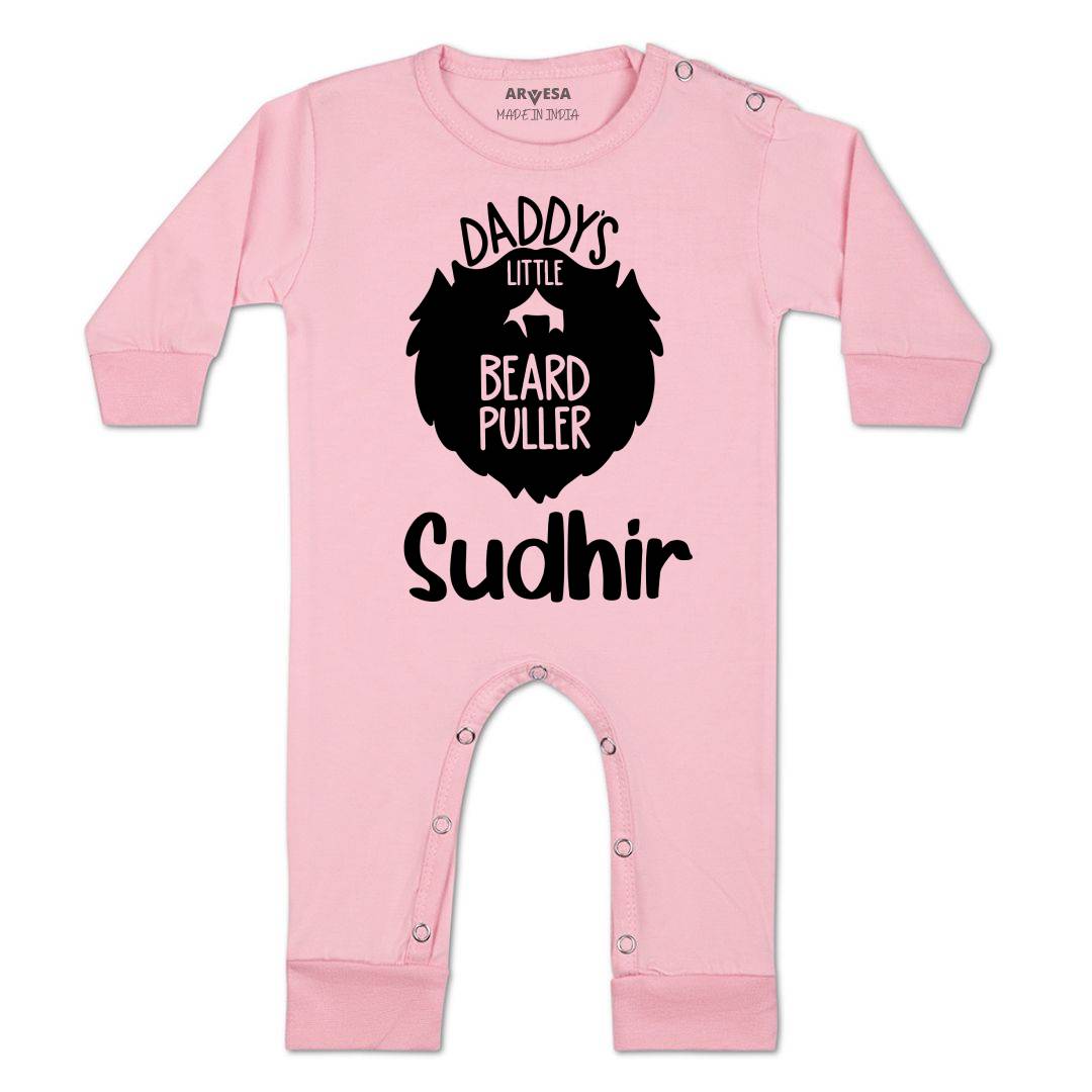 Arvesa Daddy Little Beard Puller Baby Boy & Girl Dress