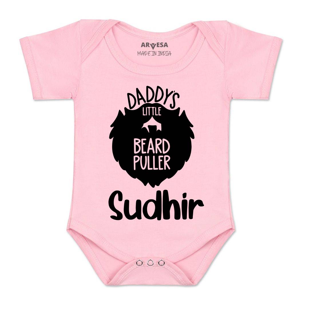 Arvesa Daddy Little Beard Puller Baby Boy & Girl Dress