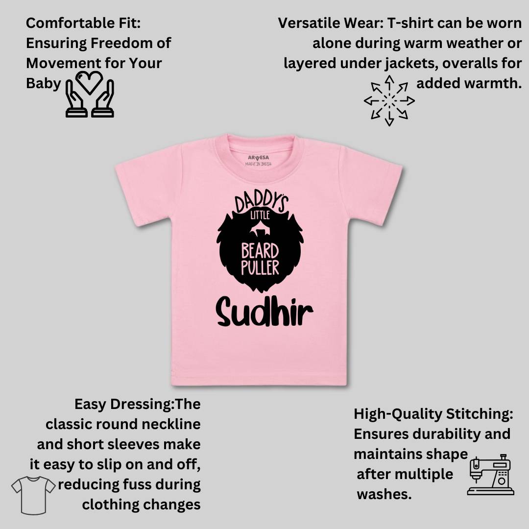 Arvesa Daddy Little Beard Puller Baby Boy & Girl Dress