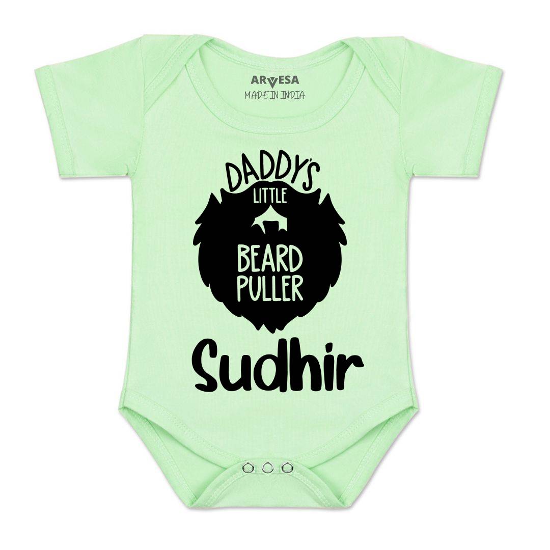 Arvesa Daddy Little Beard Puller Baby Boy & Girl Dress