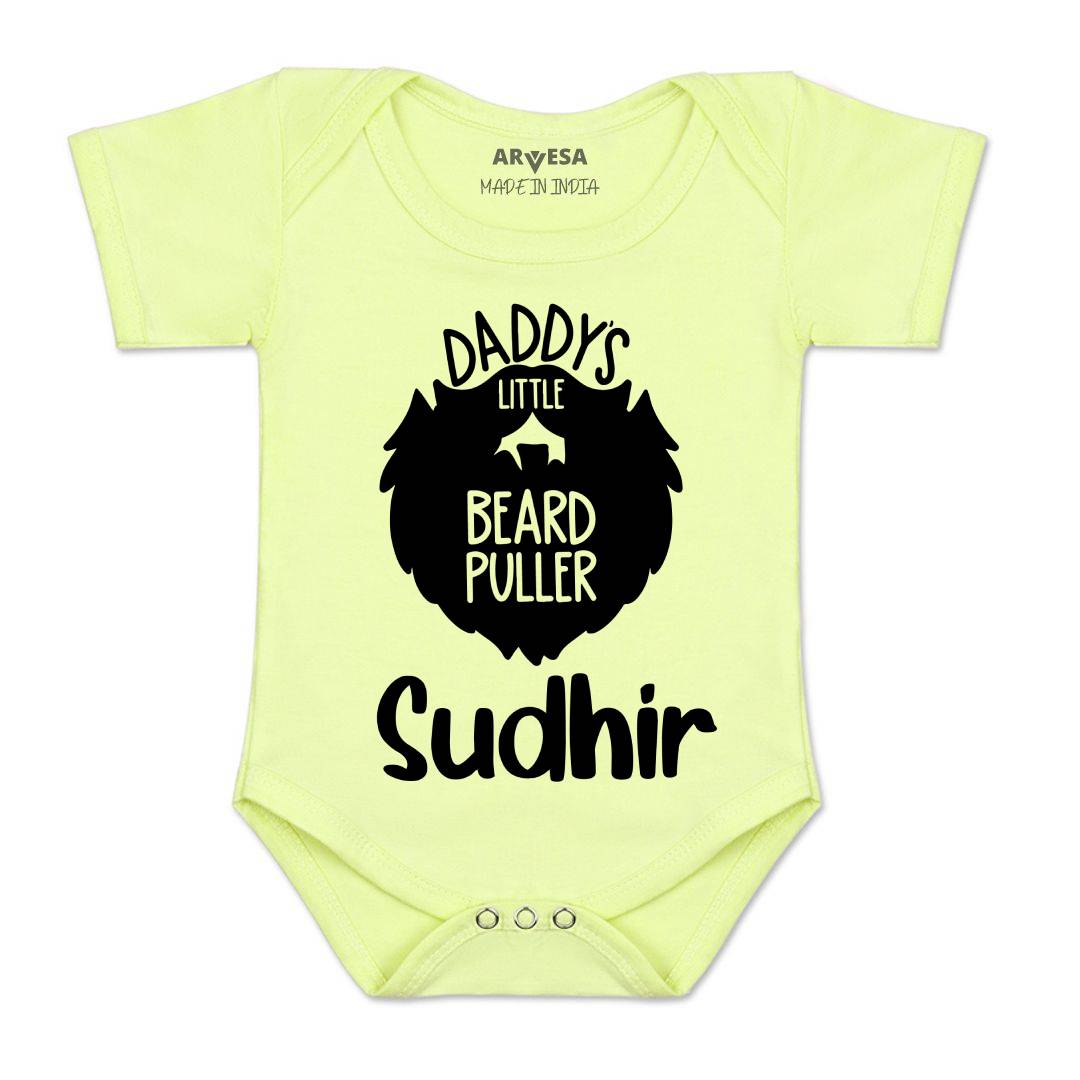 Arvesa Daddy Little Beard Puller Baby Boy & Girl Dress