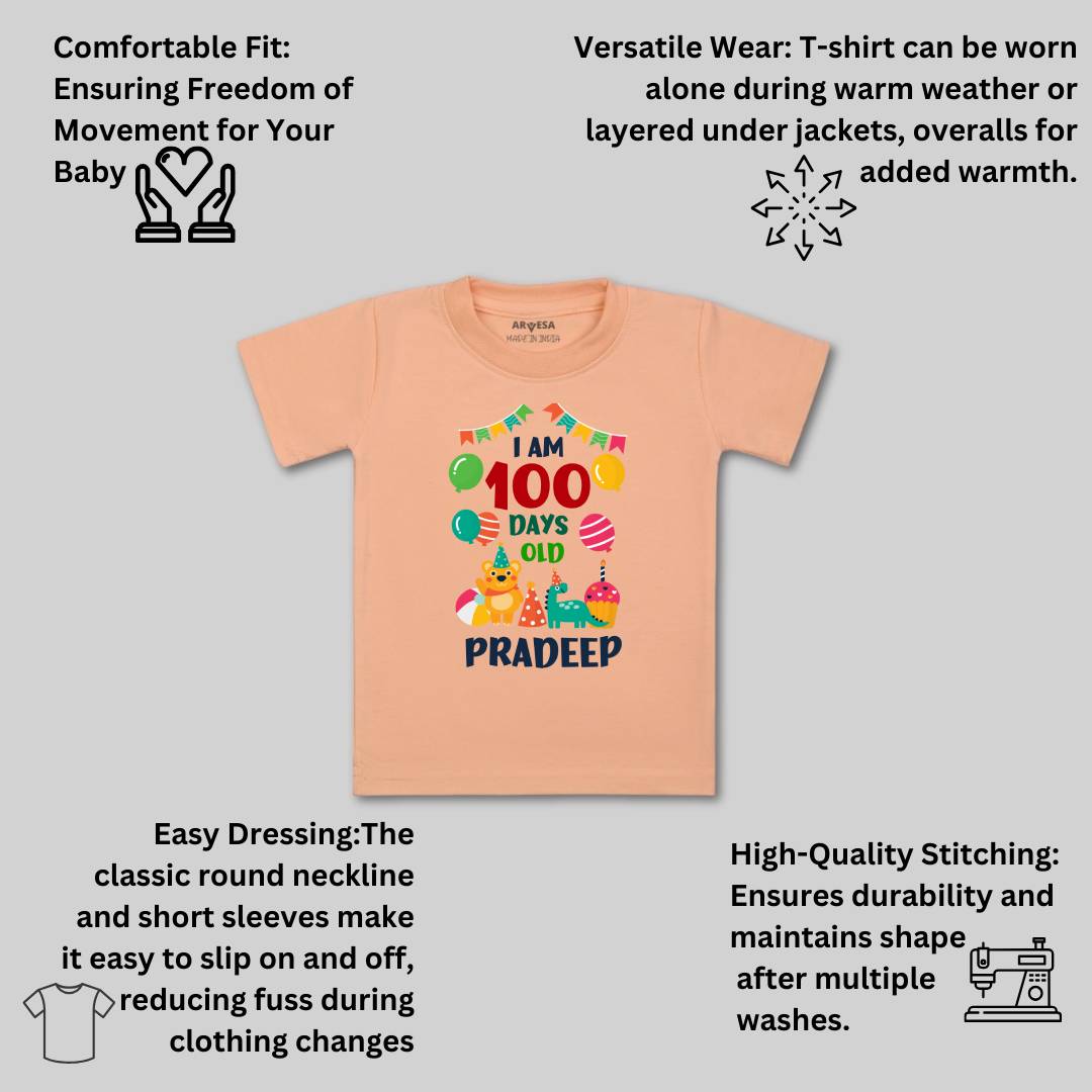 Arvesa 100 Days Birthday Baby Boy & Girl Dress