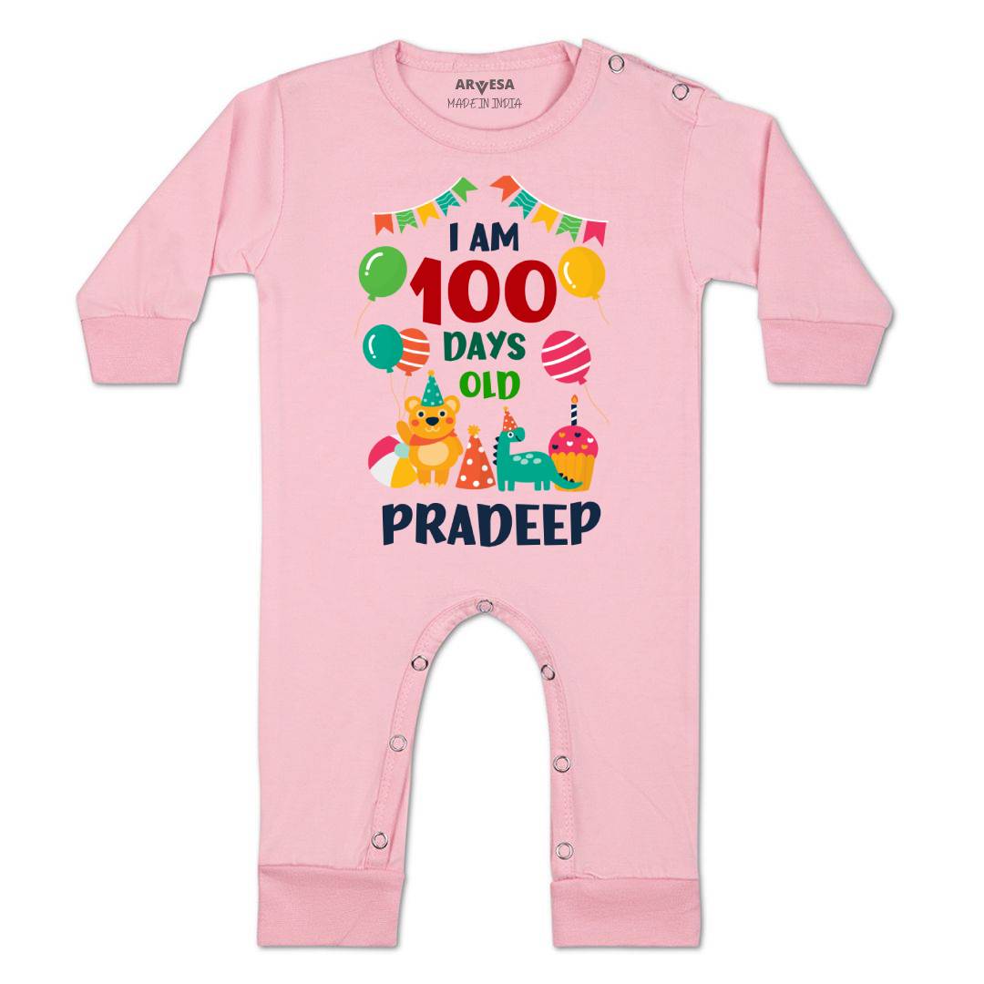 Arvesa 100 Days Birthday Baby Boy & Girl Dress
