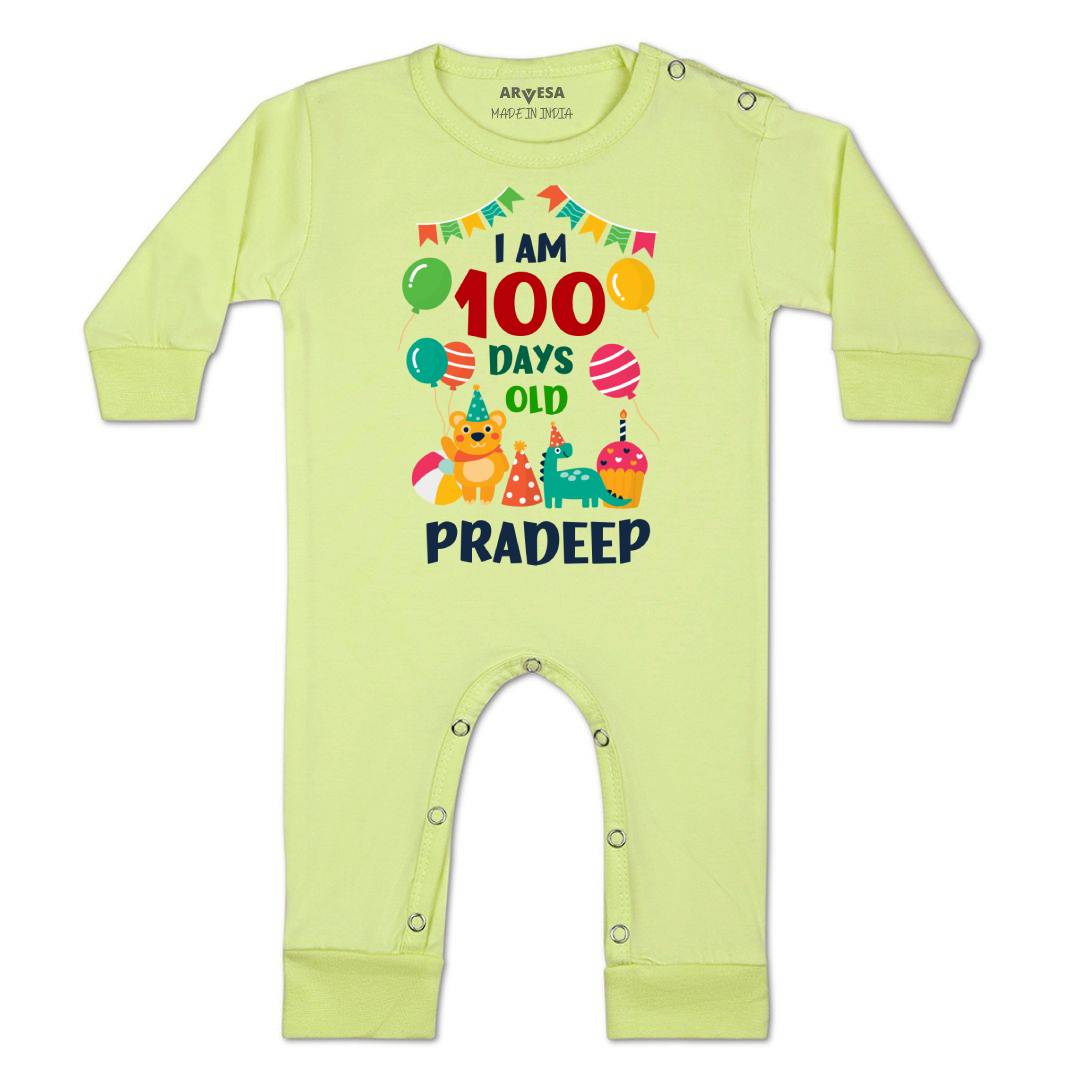 Arvesa 100 Days Birthday Baby Boy & Girl Dress