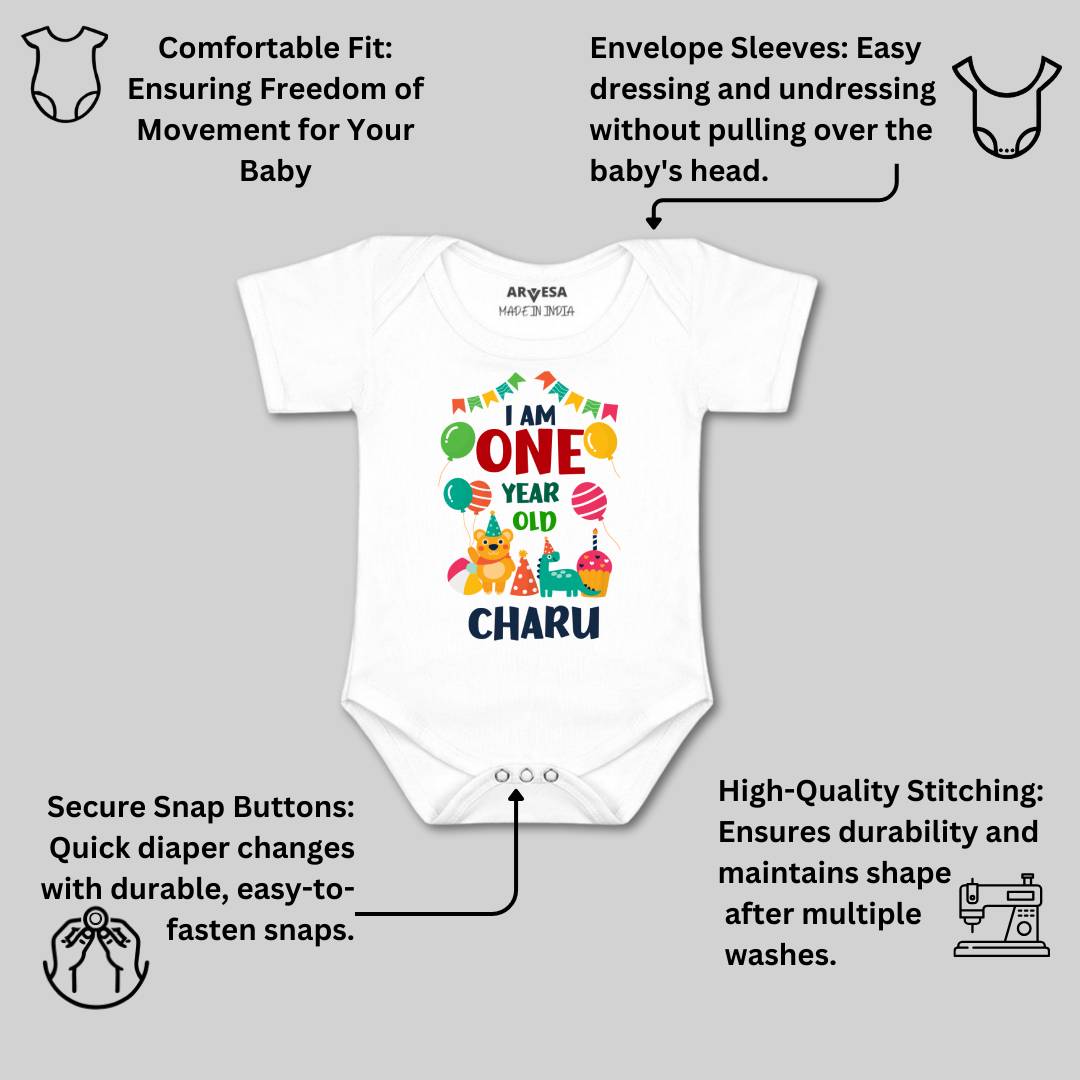 Arvesa One Year Birthday Baby Boy & Girl Dress