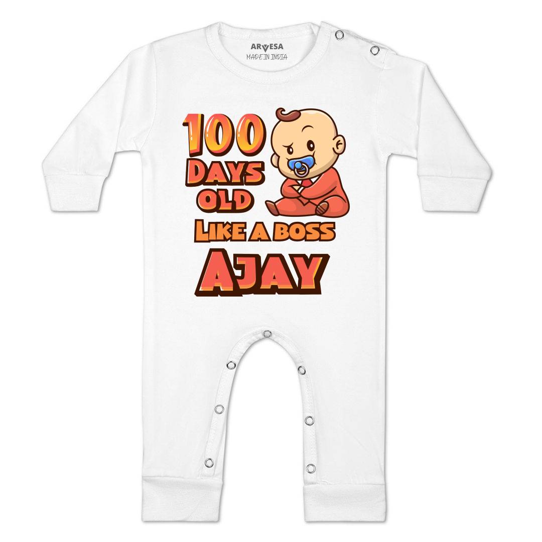 Arvesa 100 Days Birthday Baby Boy & Girl Dress