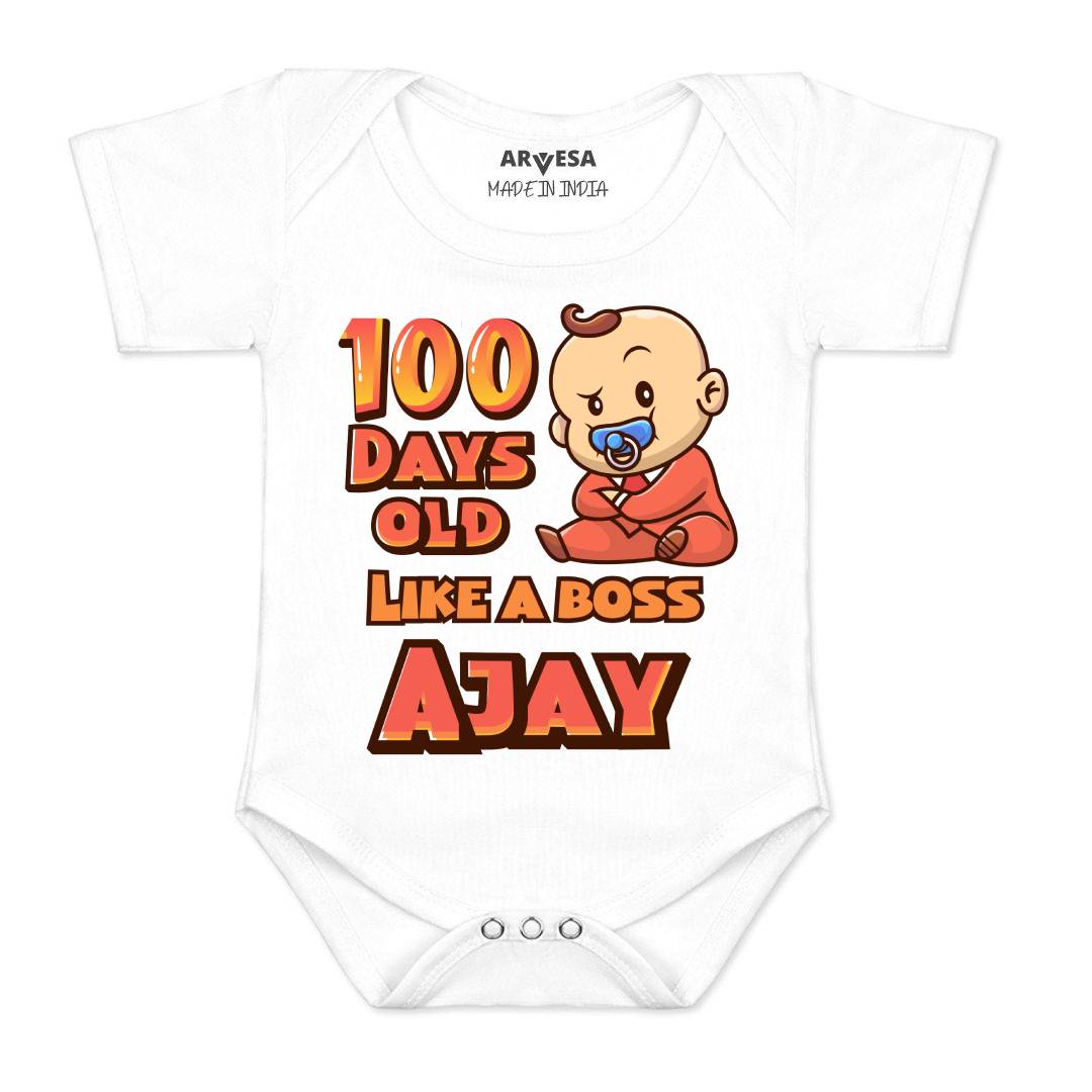 Arvesa 100 Days Birthday Baby Boy & Girl Dress