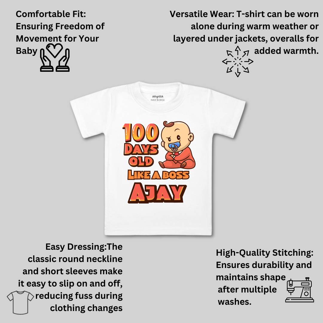 Arvesa 100 Days Birthday Baby Boy & Girl Dress