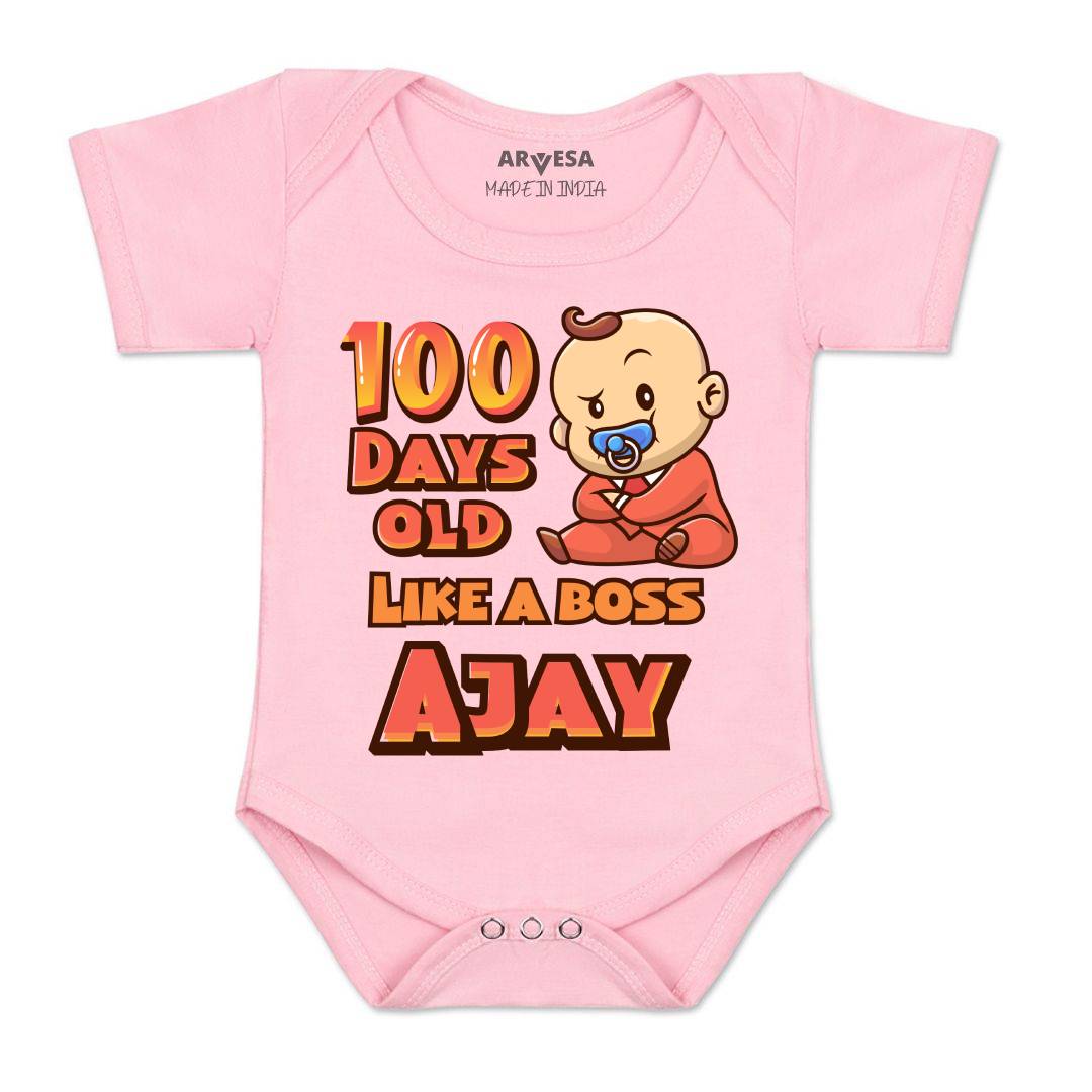 Arvesa 100 Days Birthday Baby Boy & Girl Dress