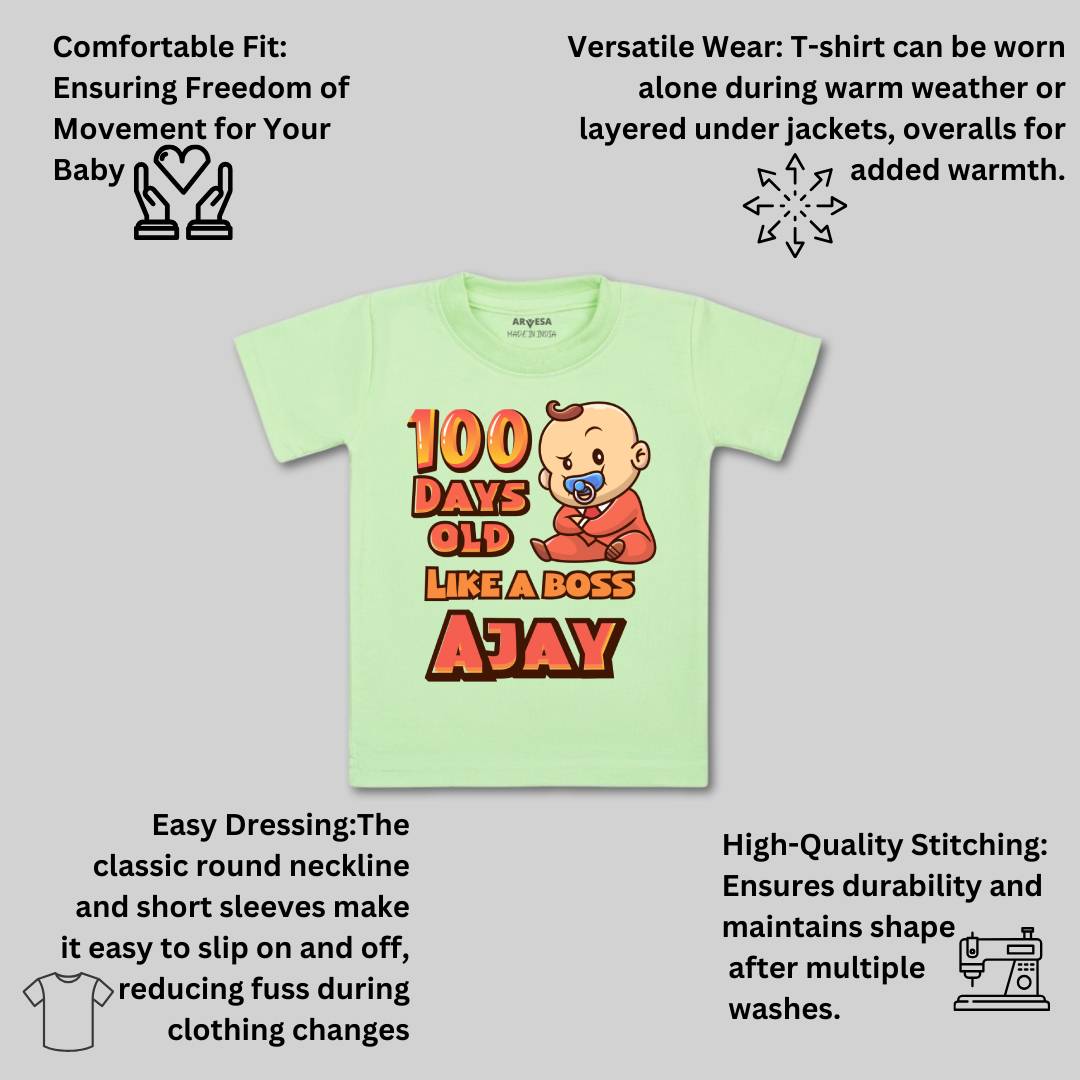Arvesa 100 Days Birthday Baby Boy & Girl Dress