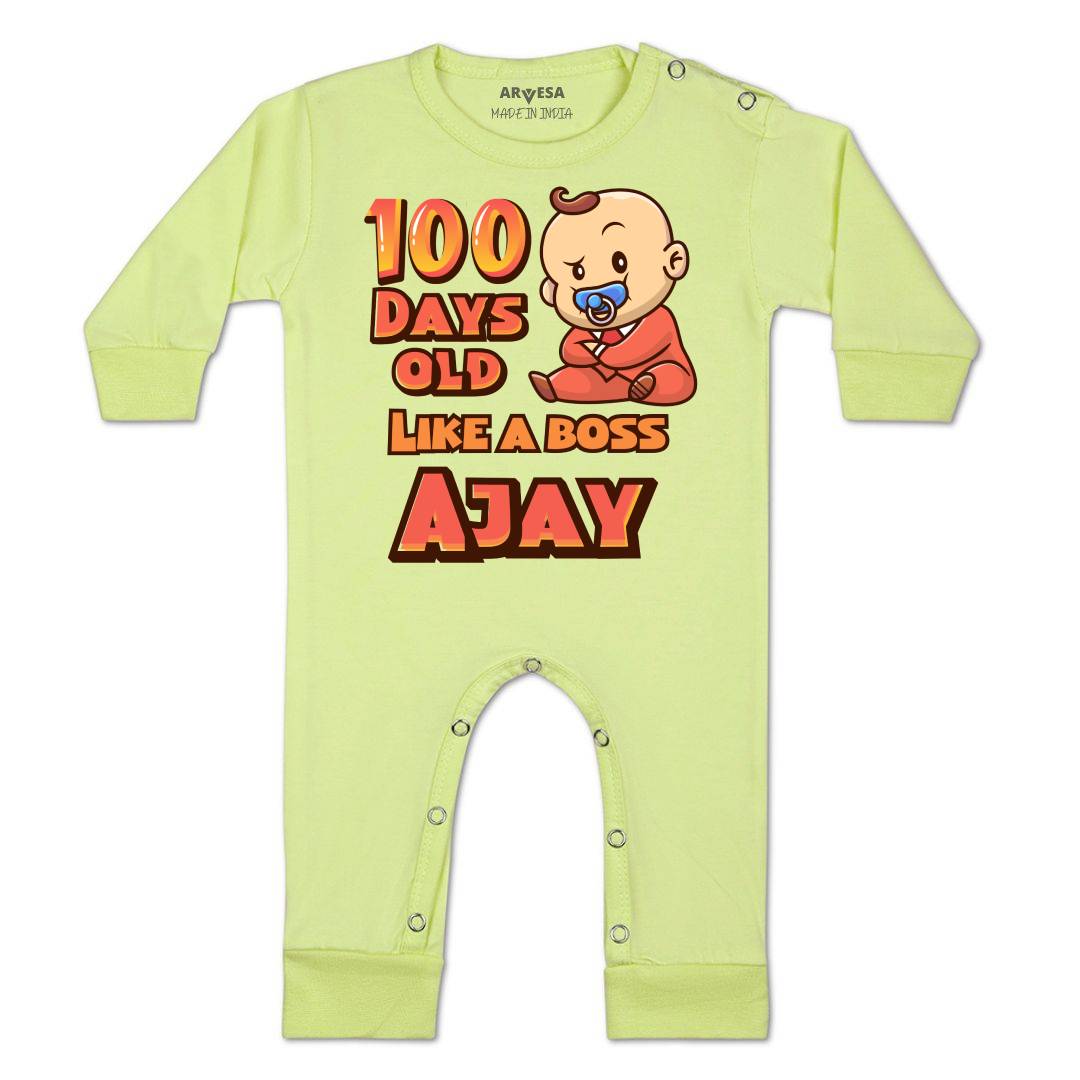 Arvesa 100 Days Birthday Baby Boy & Girl Dress