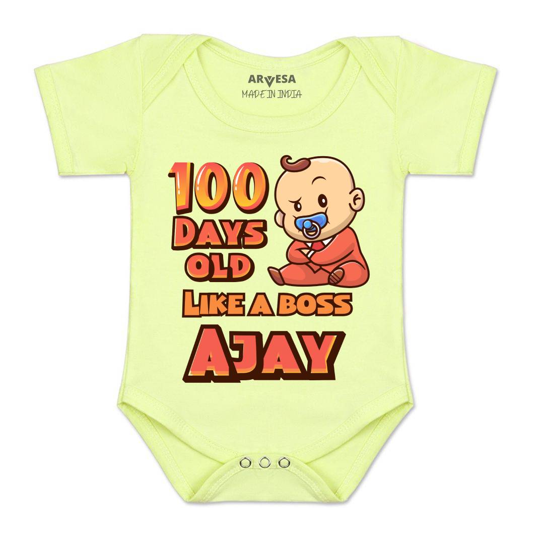 Arvesa 100 Days Birthday Baby Boy & Girl Dress