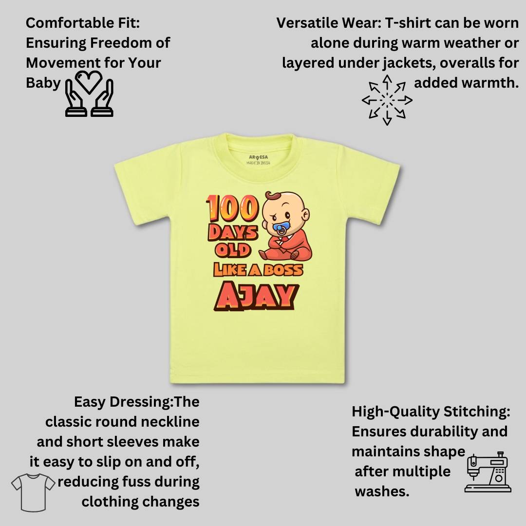 Arvesa 100 Days Birthday Baby Boy & Girl Dress