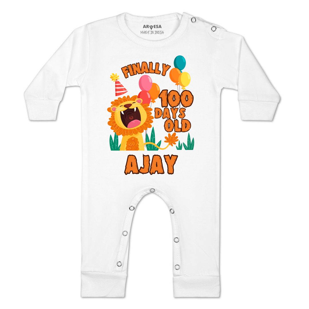 Arvesa 100 Days Birthday Baby Boy & Girl Dress