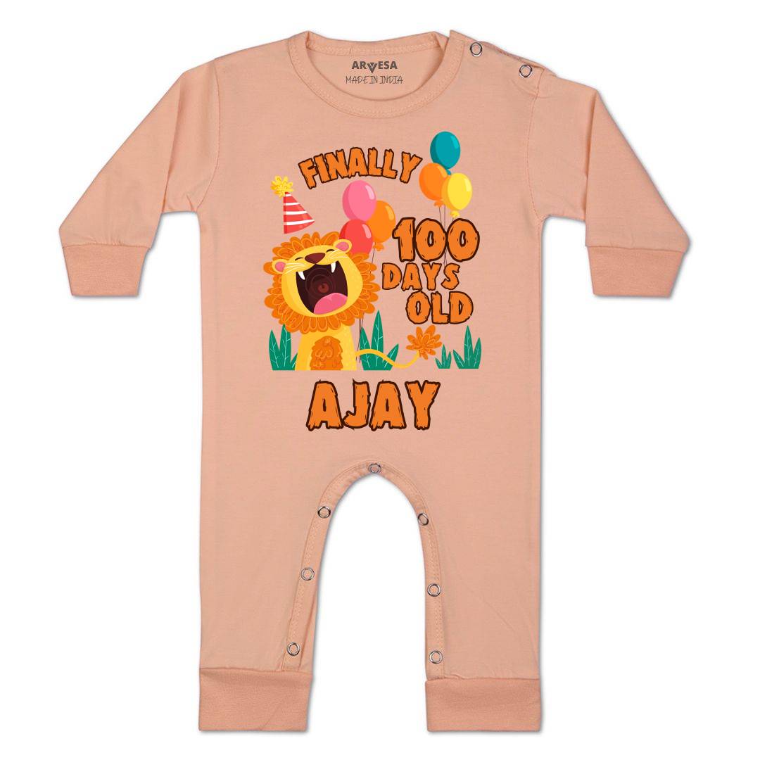 Arvesa 100 Days Birthday Baby Boy & Girl Dress