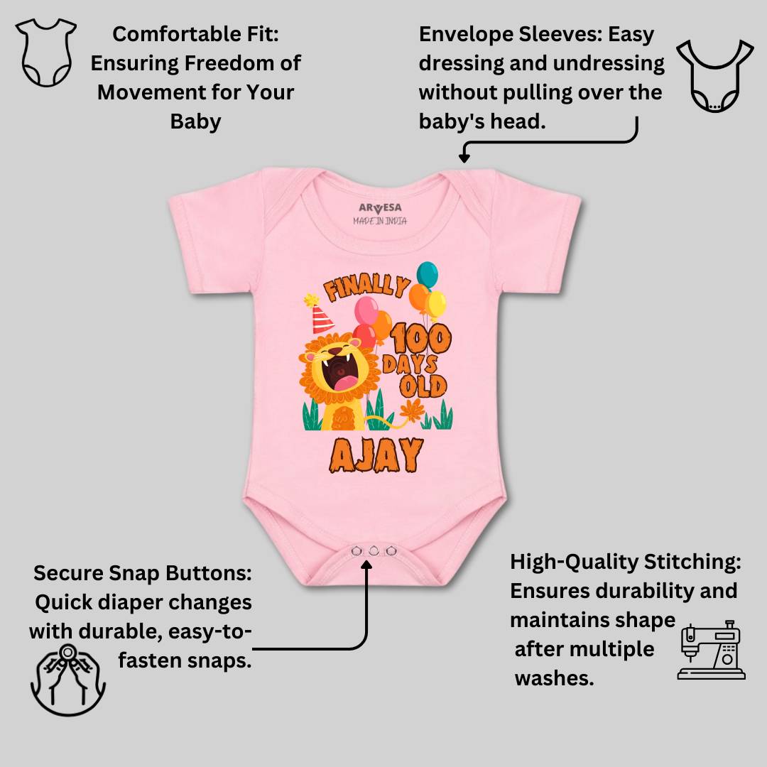 Arvesa 100 Days Birthday Baby Boy & Girl Dress