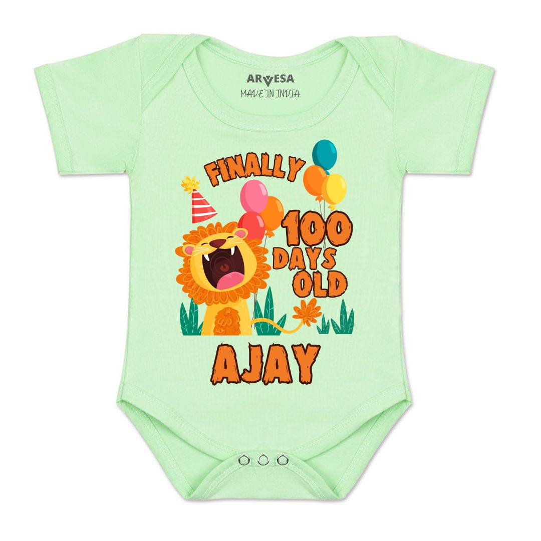 Arvesa 100 Days Birthday Baby Boy & Girl Dress