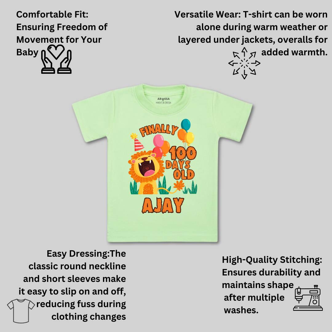 Arvesa 100 Days Birthday Baby Boy & Girl Dress