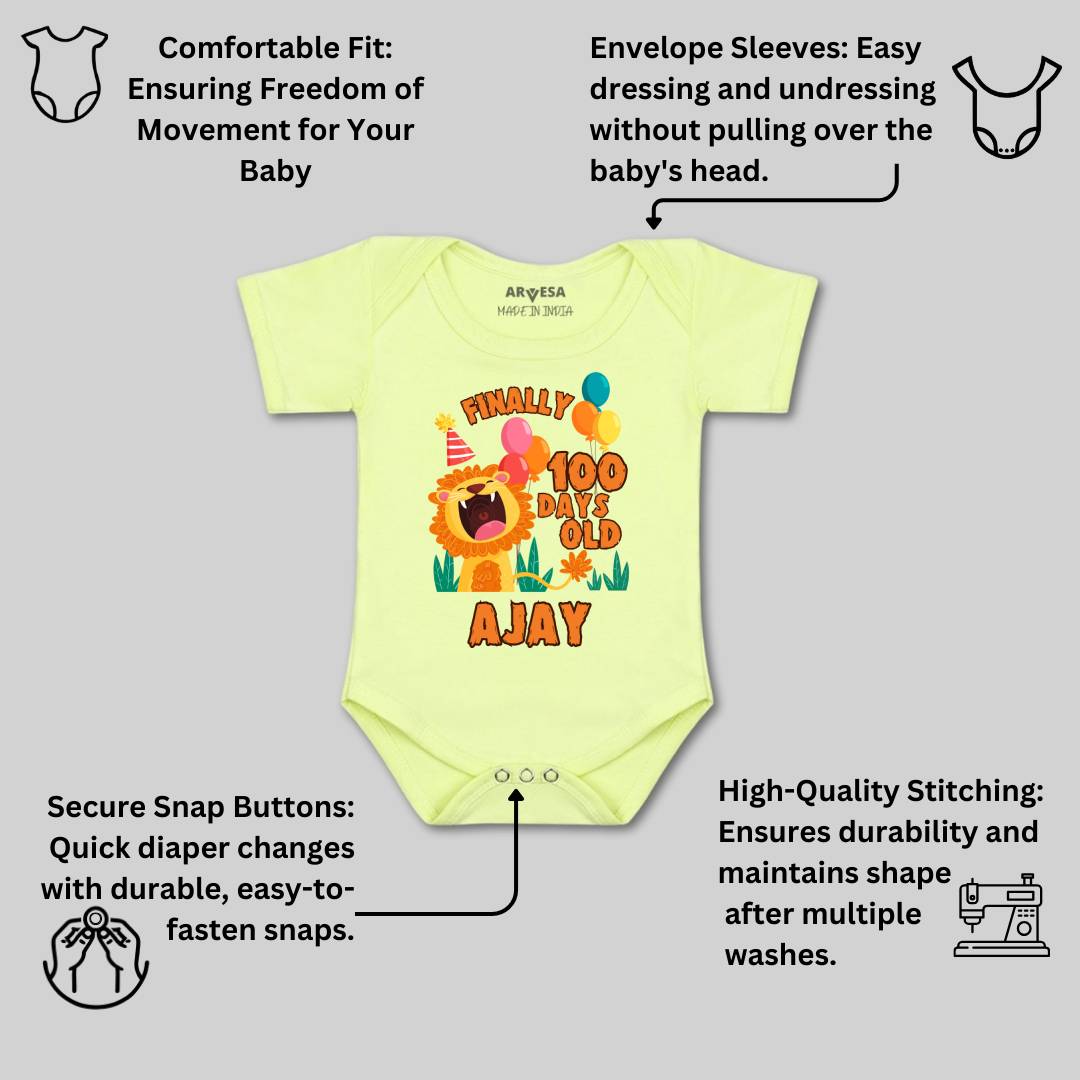 Arvesa 100 Days Birthday Baby Boy & Girl Dress