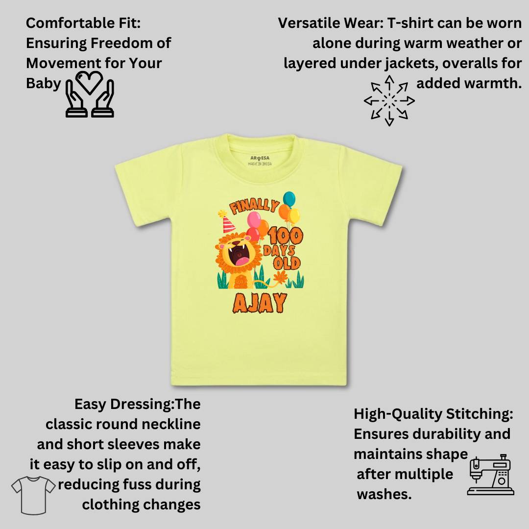Arvesa 100 Days Birthday Baby Boy & Girl Dress