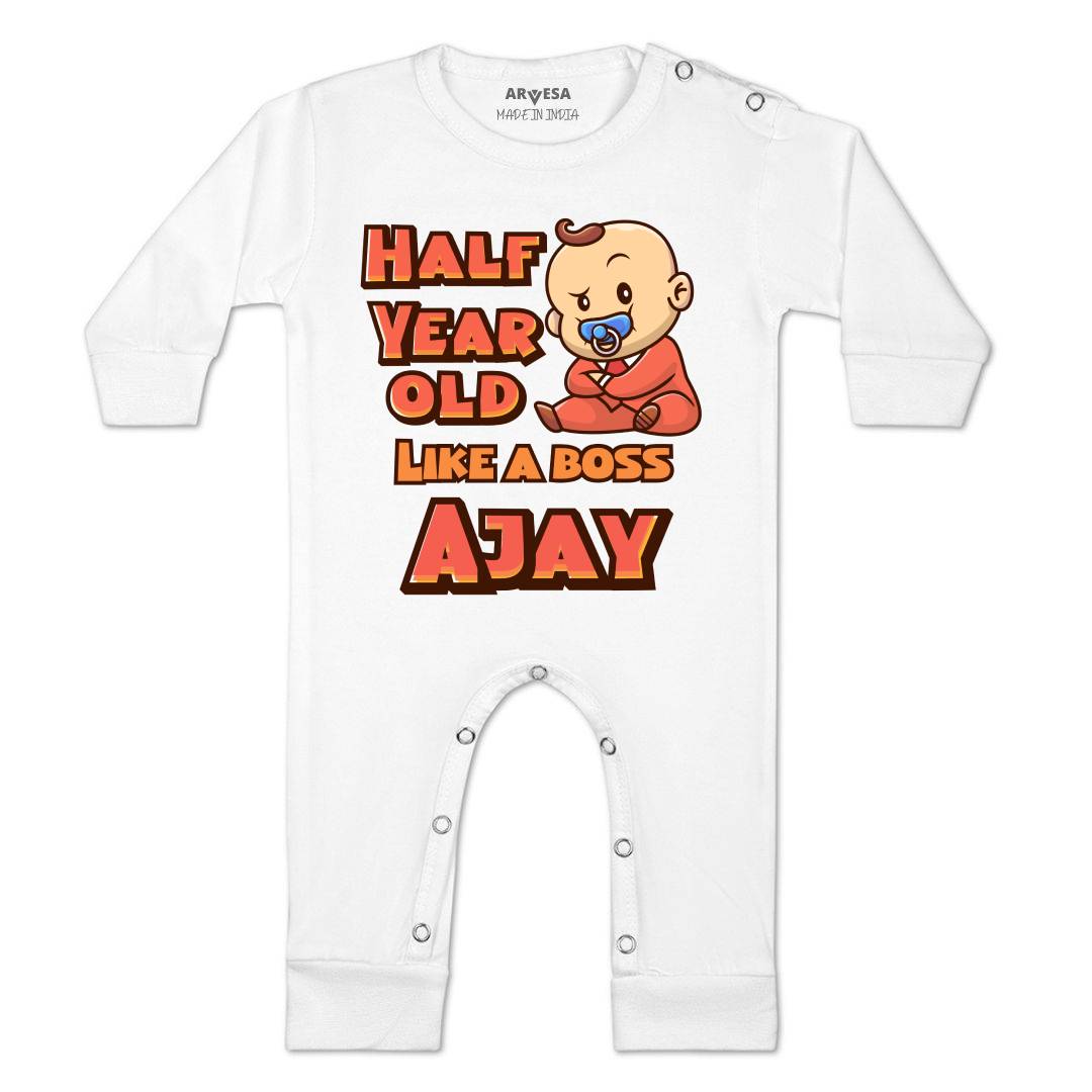 Arvesa Half Birthday Baby Boy & Girl Dress