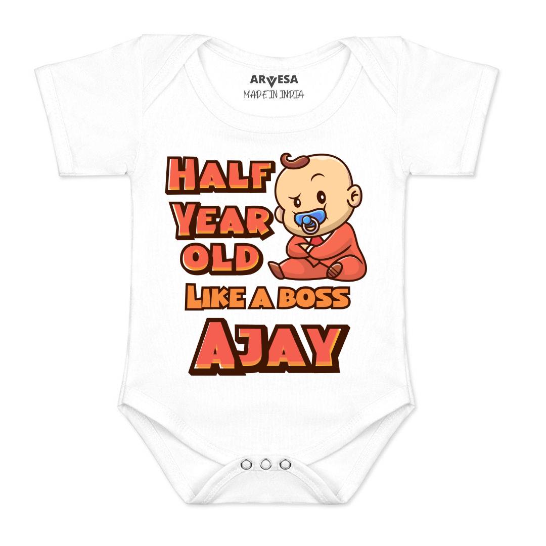 Arvesa Half Birthday Baby Boy & Girl Dress